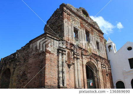 Panama City's old town and modern skyscrapers coexist in this Central American metropolis. Panama City's old town and modern skyscrapers coexist in this Central American metropolis. 136869690