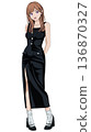穿裙子的女人 136870327