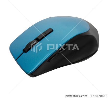 manipulator, computer mouse, on a white background in isolation 136870668