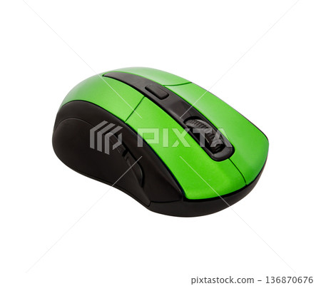 manipulator, computer mouse, on a white background in isolation manipulator, computer mouse, on a white background in isolation 136870676