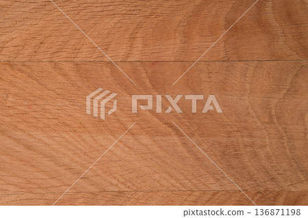 Wooden flat whole board, shot close-up, top view, texture 136871198