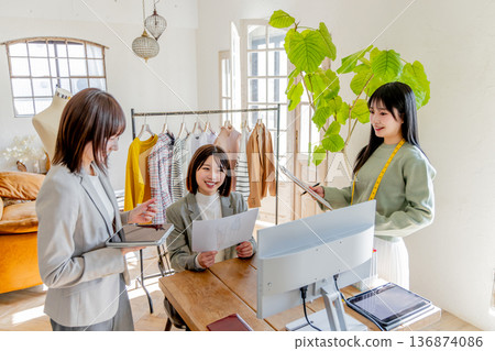 Creative office Creative office 136874086