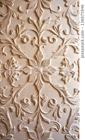 《AI圖像》華麗的圖案牆 《AI圖像》華麗的圖案牆 136875846