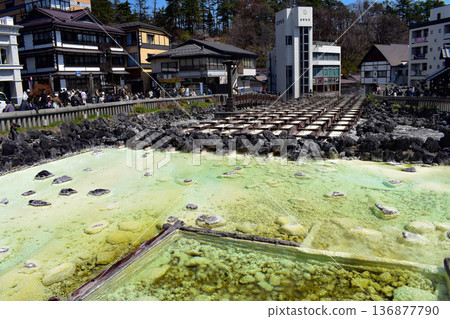 [Gunma] Kusatsu Onsen Yubatake 136877790