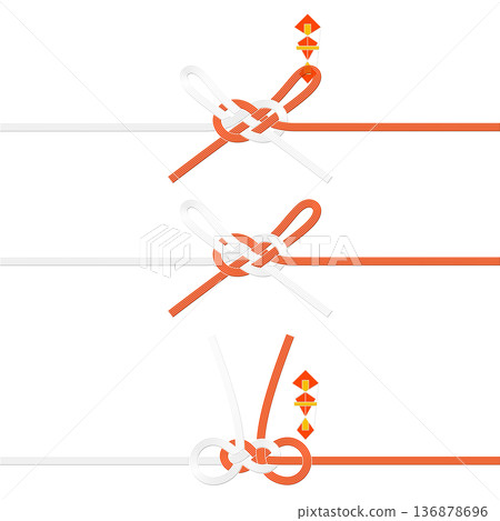 水引繩飾以正式的裝飾結“寄返”和“眼鏡結”,以及帶有“おし”圖案的鏤空裝飾。 水引繩飾以正式的裝飾結“寄返”和“眼鏡結”,以及帶有“おし”圖案的鏤空裝飾。 136878696