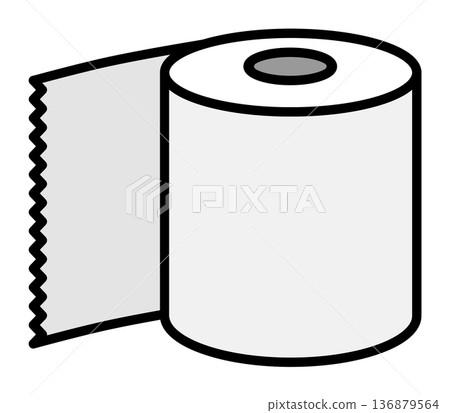 Recycled toilet paper used in toilets and lavatories Recycled toilet paper used in toilets and lavatories 136879564