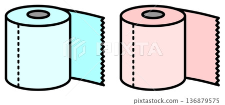 廁所和盥洗室使用的再生衛生紙 136879575