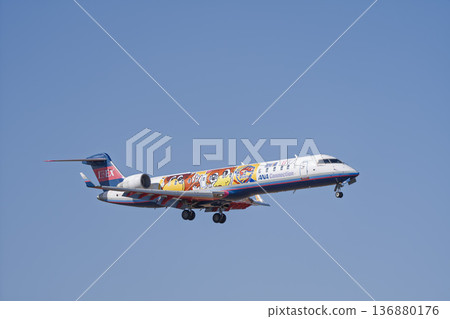 冬季仙台機場，降落的飛機，宮城縣名取市 136880176