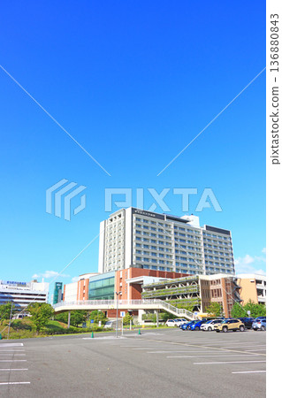 愛知縣長久手市愛知醫科大學醫院風景 136880843