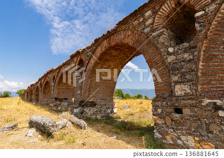 Skopje Aqueduct Bridge in North Macedonia Skopje Aqueduct Bridge in North Macedonia 136881645