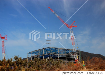 Construction machinery crawler crane 136883438