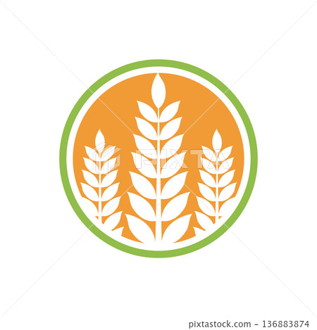 Wheat Logo icon Wheat Logo icon 136883874
