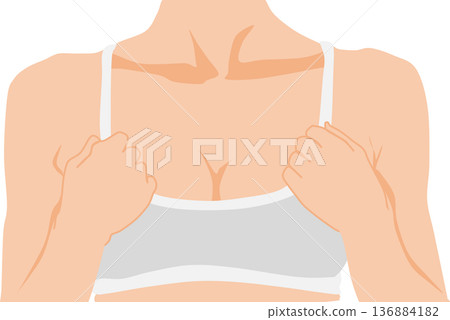 成功節食的女人的插圖 成功節食的女人的插圖 136884182