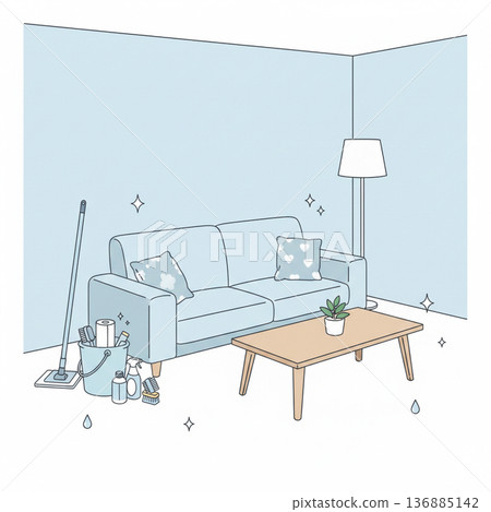 Living cleaning 136885142