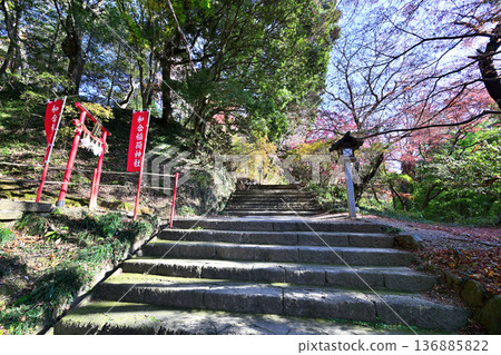 Tochigi Prefecture: Karasawayama Castle's enclosure and remains 136885822