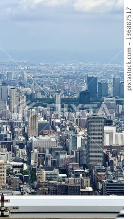 從大阪府大阪市阿倍野區阿倍野Harukas的屋頂眺望 從大阪府大阪市阿倍野區阿倍野Harukas的屋頂眺望 136887517