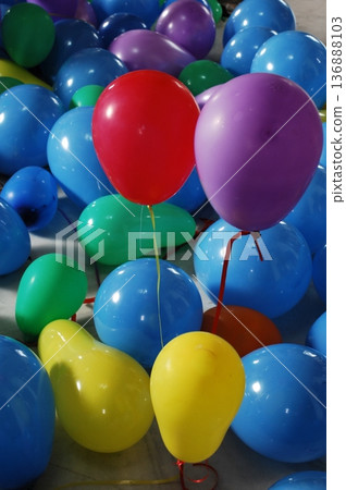 Multicolor Air Balloons Multicolor Air Balloons 136888103