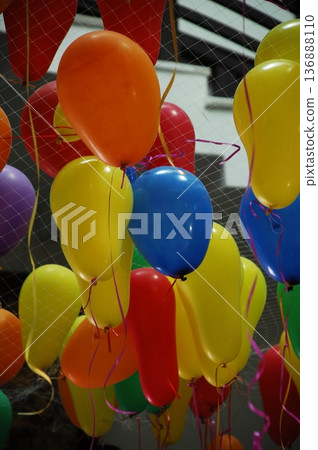 Multicolor Air Balloons Multicolor Air Balloons 136888110