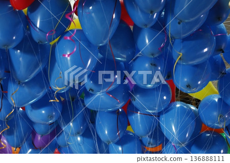 Multicolor Air Balloons Multicolor Air Balloons 136888111