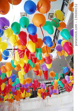 Multicolor Air Balloons Multicolor Air Balloons 136888152