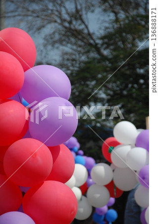 Multicolor Air Balloons 136888171