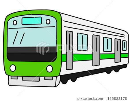 simple train illustration simple train illustration 136888178