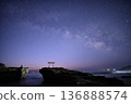 The Milky Way rising over the torii gate <Shirahama Shrine> 136888574