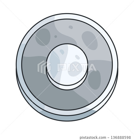 Illustration of Radio Button Off Illustration of Radio Button Off 136888598