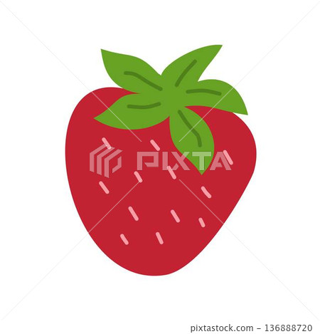 fresh strawberries with green leaves, Strawberry with Stem and Leaves fresh strawberries with green leaves, Strawberry with Stem and Leaves 136888720