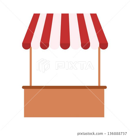 Street market fair. Outdoor market stalls Street market fair. Outdoor market stalls 136888737