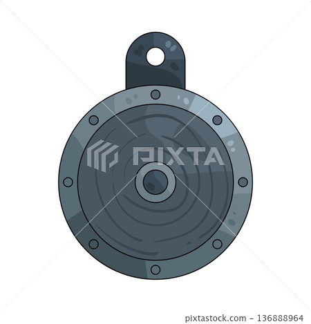 Illustration of key fob 136888964