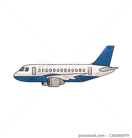 Illustration of airplane Illustration of airplane 136888979