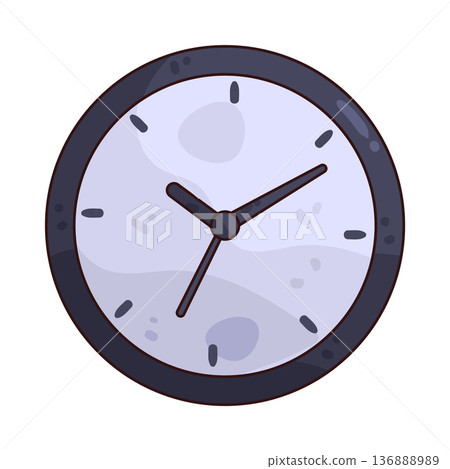 Illustration of clock face Illustration of clock face 136888989