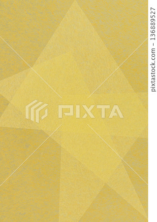 Yellow gradation made from Japanese paper [Background material] 136889527