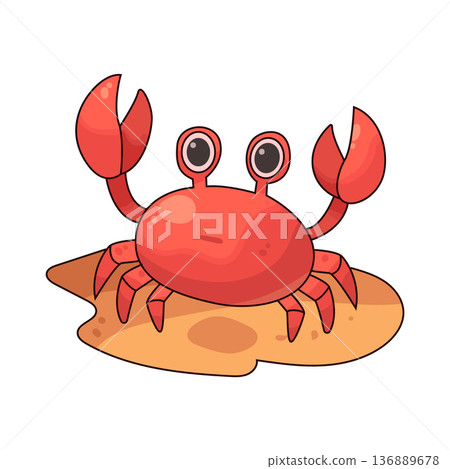 Illustration of crab  136889678