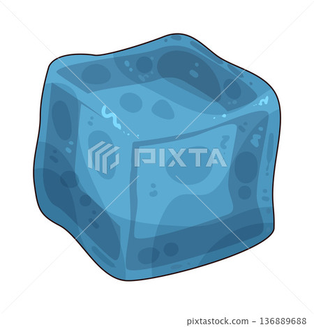 Illustration of Ice cube Illustration of Ice cube 136889688