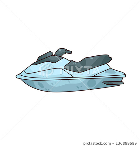 Illustration of Jet Ski 136889689