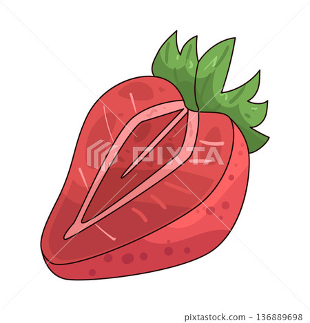 Illustration of strawberry  136889698