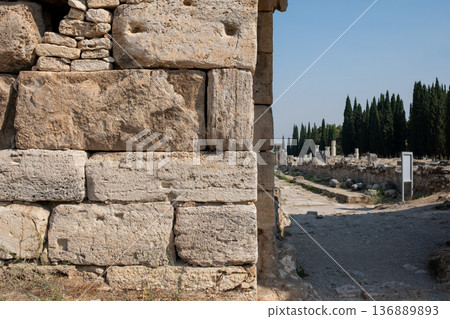 Exploring Ancient Ruins at Pamukkale and the Remnants of Stunning Historical Architecture Exploring Ancient Ruins at Pamukkale and the Remnants of Stunning Historical Architecture 136889893