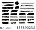 Hand-drawn Texture Set 136890238