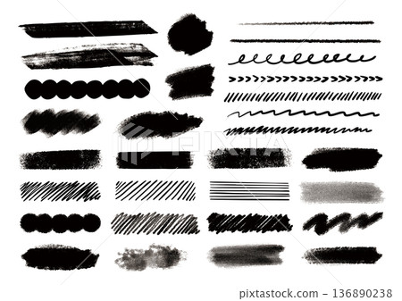 手繪紋理集 136890238