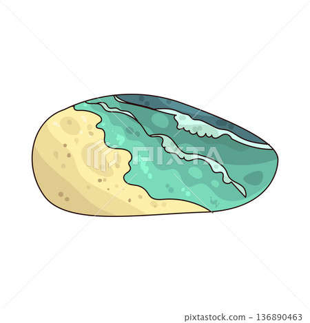 Illustration of beach Illustration of beach 136890463