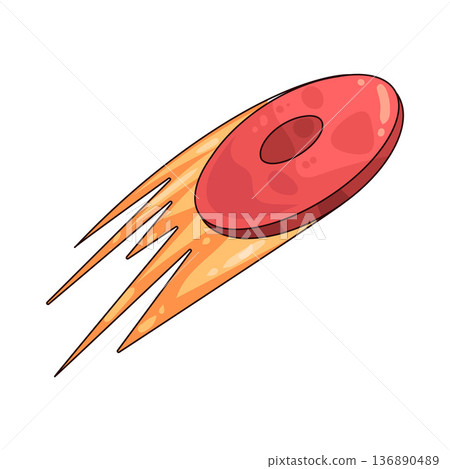 Illustration of Frisbee Illustration of Frisbee 136890489