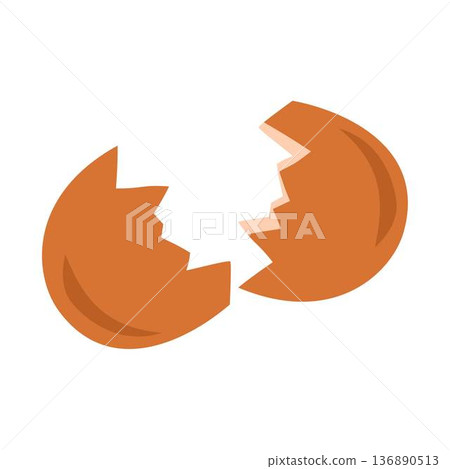 Half Eggshell, Two Empty Eggshells Half Eggshell, Two Empty Eggshells 136890513