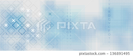 Ukrainian moderm technology background for science and business theme Ukrainian moderm technology background for science and business theme 136891495