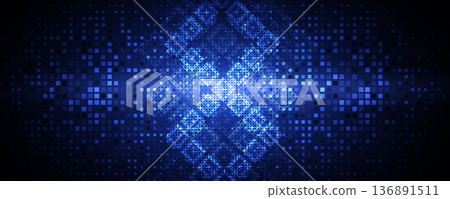 Ukrainian moderm technology background for science and business theme 136891511