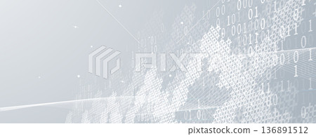 Ukrainian moderm technology background for science and business theme Ukrainian moderm technology background for science and business theme 136891512