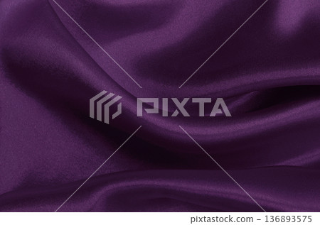 Purple fabric cloth texture for background and design art work, beautiful crumpled pattern of silk or linen. Purple fabric cloth texture for background and design art work, beautiful crumpled pattern of silk or linen. 136893575