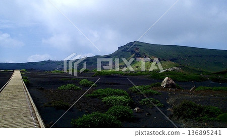 Scenery of Sunasenrigahama Beach in Aso City, Kumamoto Prefecture Scenery of Sunasenrigahama Beach in Aso City, Kumamoto Prefecture 136895241