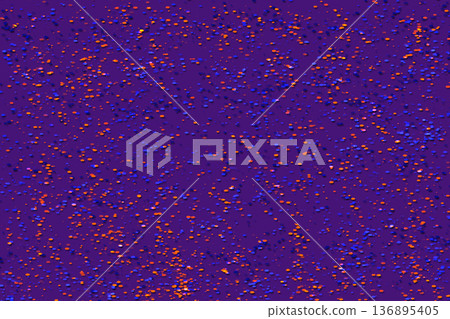 Orange blue spotted backdrop on purple for decoration Orange blue spotted backdrop on purple for decoration 136895405